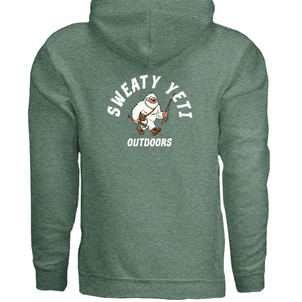 Heather Sport Dark Green - G185 - BACK